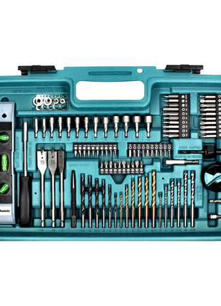 Makita DHP 456 SA2X5 perceuse à percussion sans fil 18 V 50 Nm + 2 batteries 2,0 Ah + chargeur + jeu d'accessoires 101 pièces + mallette