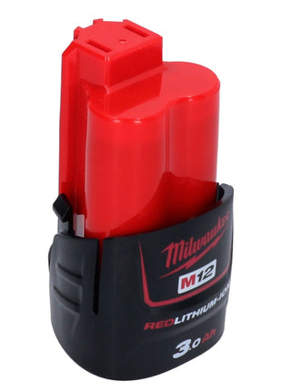 Juego de baterías Milwaukee 2x M12 B3 12 V 3,0 Ah / 3000 mAh Li-Ion (2x 4932451388)