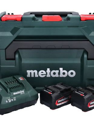 Metabo Basis Set 2x Li-Power Akkupack 18 V 4,0 Ah CAS Li-Ion Akku + ASC 55 Ladegerät + metaBOX ( 685064000 )