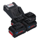 Set básico Bosch con 4 baterías GBA ProCORE 18 V 8,0 Ah (4x 1600A016GK) + cargador GAL 18V-160 C (1600A019S5)