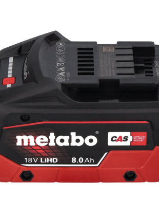 Metabo Basic Set 2x batterie Li-Power 18 V 8,0 Ah CAS Li-Ion ( 685131590 ) + chargeur ASC 145 + metaBOX