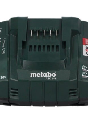 Kit de base Metabo 2x batterie Li-Power 18 V 10,0 Ah CAS batterie Li-Ion (685142590) + chargeur ASC 145 + métaBOX