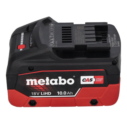 Kit de base Metabo 2x batterie Li-Power 18 V 10,0 Ah CAS batterie Li-Ion (685142590) + chargeur ASC 145 + métaBOX