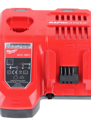 Milwaukee M18 NRG-301 Akku Starter Set High Output 18 V 3,0 Ah / 3000 mAh Li-Ion Akku ( 4932471069 ) + M12-18FC Ladegerät ( 4932451079 ) - Toolbrothers