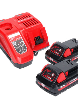 Milwaukee M18 FIW2F12-302X Akku Schlagschrauber 18 V 339 Nm 1/2" Brushless + 2x Akku 3,0 Ah + Ladegerät + HD Box