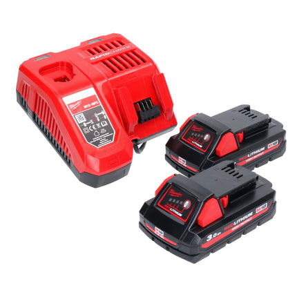 Milwaukee M18 FIW2F12-302X Clé à choc sans fil 18 V 339 Nm 1/2" Brushless + 2x batterie 3,0 Ah + chargeur + HD Box