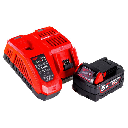 Milwaukee M18 FIW2F12-501X Clé à choc sans fil 18 V 339 Nm 1/2" Brushless + 1x batterie 5,0 Ah + chargeur + HD Box