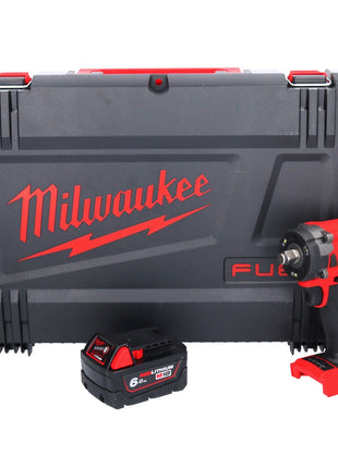 Milwaukee M18 FIW2F12-601X Akku Schlagschrauber 18 V 339 Nm 1/2" Brushless + 1x Akku 6,0 Ah + HD Box - ohne Ladegerät