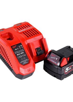 Milwaukee M18 FBL-501FC Akku Laubbläser Brushless + 1x Akku 5,0 Ah + Ladegerät - Toolbrothers