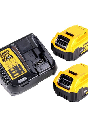 Oscilador multiherramienta a batería DeWalt DCS 356 P2-XJ 18 V sin escobillas + 2x baterías 5,0 Ah + cargador + set de accesorios