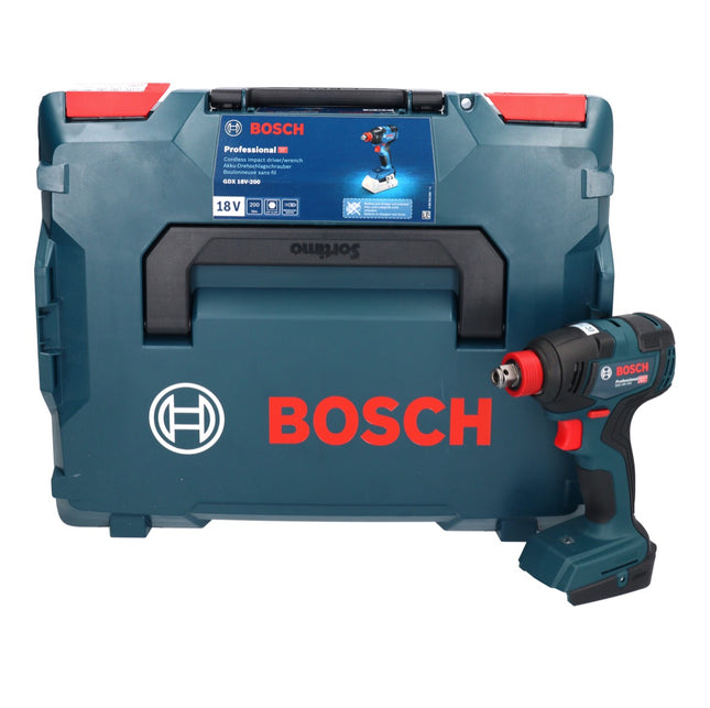 Bosch GDX 18V-200 Professional Visseuse à chocs sans fil 18 V 200 Nm Brushless ( 06019J2205 ) + L-BOXX - sans batterie, sans chargeur