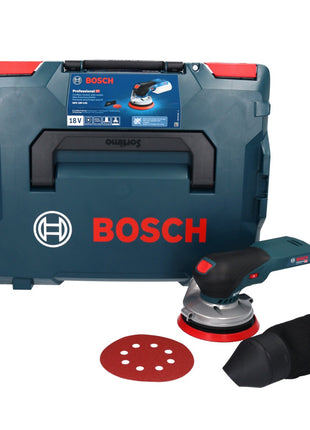 Lijadora excéntrica a batería Bosch GEX 18V-125 Professional 18 V 125 mm sin escobillas (0601372200) + L-BOXX - sin batería, sin cargador