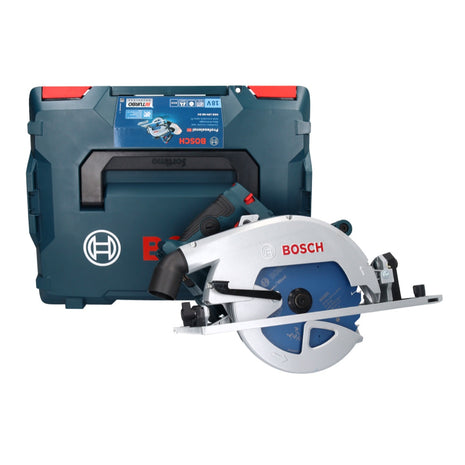 Sierra circular inalámbrica Bosch GKS 18V-68 GC Professional 18 V 190 mm Biturbo Brushless (06016B5100) + L-BOXX - sin batería, sin cargador