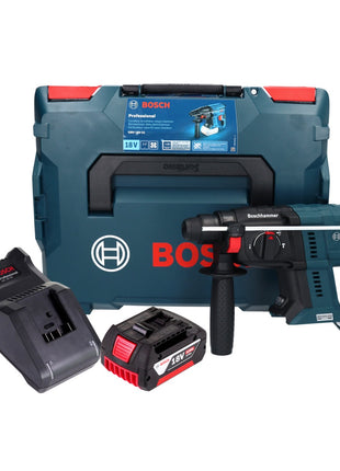 Bosch GBH 18V-21 Professional Marteau perforateur sans fil 18 V 2,0 J Brushless + 1x batterie 4,0 Ah + chargeur + L-BOXX