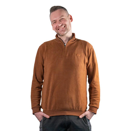 Toolbrothers Quart de pull-over zippé Casual Fit - AUTUMN COLLECTION Farbe Concrete Grey Gre L