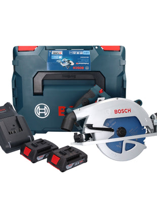 Scie circulaire sans fil Bosch GKS 18V-68 GC Professional 18 V 190 mm Biturbo Brushless + 2x batteries 2,0 Ah + chargeur + L-BOXX