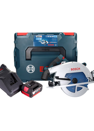 Scie circulaire sans fil Bosch GKS 18V-68 GC Professional 18 V 190 mm Biturbo Brushless + 1x batterie 4,0 Ah + chargeur + L-BOXX