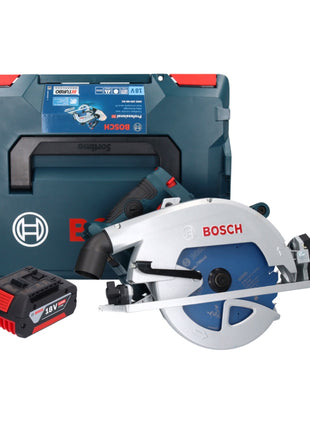 Bosch GKS 18V-68 GC Professional scie circulaire sans fil 18 V 190 mm Biturbo brushless + 1x batterie 5,0 Ah + L-BOXX - sans chargeur