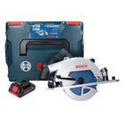 Bosch GKS 18V-68 GC Professional Scie circulaire portative sans fil 18 V 190 mm Biturbo Brushless + 1x batterie ProCORE 4,0 Ah + L-BOXX - sans chargeur