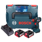 Bosch GDX 18V-200 Professional Visseuse à chocs sans fil 18 V 200 Nm Brushless + 2x batterie 4,0 Ah + chargeur + L-BOXX