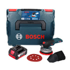 Bosch GEX 18V-125 Professional Ponceuse excentrique sans fil 18 V 125 mm Brushless + 1x batterie 4,0 Ah + L-BOXX - sans chargeur