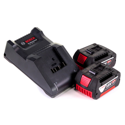 Bosch GEX 18V-125 Professional Ponceuse excentrique sans fil 18 V 125 mm Brushless + 2x batterie 4,0 Ah + chargeur + L-BOXX