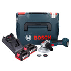 Bosch GWS 18V-10 Professional Meuleuse angulaire sans fil 18 V 125 mm Brushless + 2x batterie 4,0 Ah + chargeur + L-Boxx