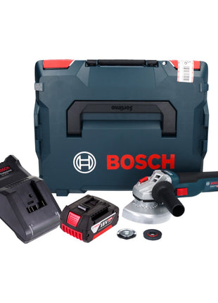 Bosch GWS 18V-10 Professional Meuleuse angulaire sans fil 125mm Brushless 18V + 1x Batterie 5,0 Ah + Chargeur + Coffret