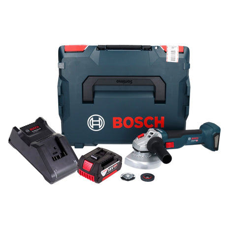 Bosch GWS 18V-10 Professional Meuleuse angulaire sans fil 125mm Brushless 18V + 1x Batterie 5,0 Ah + Chargeur + Coffret