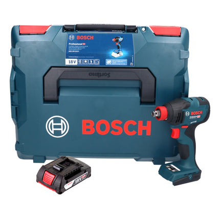 Bosch GDX 18V-210 C Professional Clé à chocs rotative sans fil 18 V 210 Nm sans balais + 1x batterie 2,0 Ah + module de connectivité + L-Boxx - sans chargeur