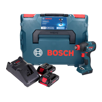 Bosch GDX 18V-210 C Professional Visseuse à chocs sans fil 18 V 210 Nm Brushless ( 06019J0203 ) + 2x batterie ProCORE 4,0 Ah + chargeur + module de connectivité + L-Boxx