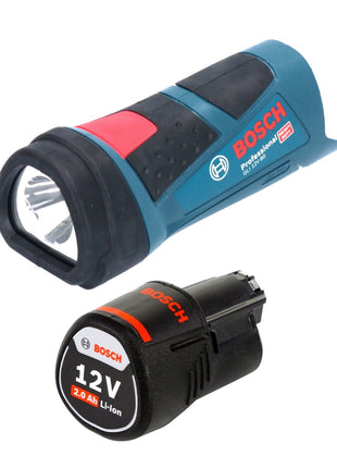 Lampe sur batterie Bosch GLI 12V-80 Professional 12 V 80 lumens + 1x batterie 2,0 Ah - sans chargeur