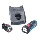 Bosch GLI 12V-80 Lámpara de batería profesional 12 V 80 lúmenes + 1x batería 3,0 Ah + cargador