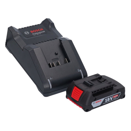 Bosch GWS 18V-15 SC Professional Meuleuse d'angle sans fil 18 V 125 mm brushless + 1x Batterie 2,0 Ah + Chargeur + Coffret L-BOXX