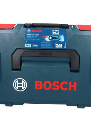 Meuleuse d'angle sur batterie Bosch GWS 18V-15 SC Professional 18 V 125 mm sans balais + 2x batteries 4,0 Ah + chargeur + L-BOXX