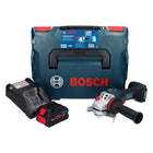 Bosch GWS 18V-15 SC Professional Meuleuse d'angle sans fil 18 V 125 mm brushless + 1x Batterie ProCORE 8,0 Ah + Chargeur + L-BOXX