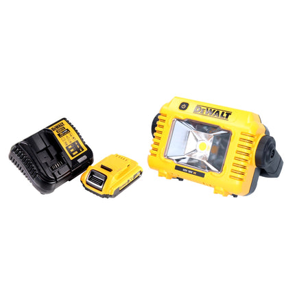 DeWalt DCL 077 D1 Projecteur de travail LED sans fil 12 V 18 V 2000 lm IP54 + 1x batterie 2,0 Ah + chargeur