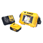 Projecteur de travail LED sur batterie DeWalt DCL 077 P1 12 V 18 V 2000 lm IP54 + 1x batterie 5,0 Ah + chargeur