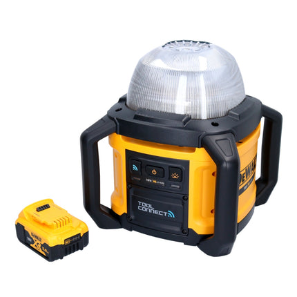 DeWalt DCL 074 Projecteur de chantier sans fil Projecteur 18 V 5000 lm 4000 Kelvin + 1x batterie 5,0 Ah - sans chargeur