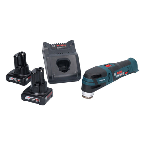 Bosch GOP 12V-28 Professional Akku Multi Cutter Starlock Brushless + 2x Akku 6,0 Ah + Ladegerät