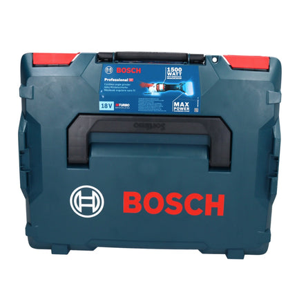 Bosch GWS 18V-15 SC Meuleuse d'angle sans fil Professional 18 V 125 mm brushless + 2x Batteries ProCORE 8,0 Ah + Chargeur + L-BOXX