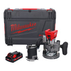 Milwaukee M18 FTR-301X Fraiseuse sans fil 18 V Brushless + 1x batterie 3,0 Ah + modules de fraisage + HD Box - sans chargeur