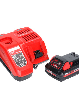 Milwaukee M18 HOAL-301FC foco de construcción con batería LED 18 V 4000 lm + 1x batería 3,0 Ah + cargador