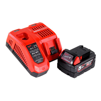 Milwaukee M18 HOAL-501FC Lampe de chantier LED sans fil 4000lm 18V + 1x Batterie 5,0Ah + Chargeur