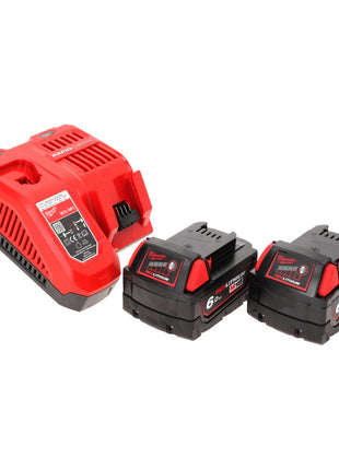 Milwaukee M18 HOAL-602FC Lampe LED pour projecteur de chantier à batterie 18 V 4000 lm + 2x batteries 6,0 Ah + chargeur