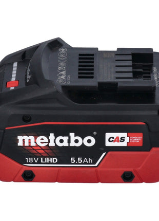 Metabo KH 18 LTX BL 24 Marteau perforateur sans fil 18 V 2,2 J SDS Plus Brushless + 1x batterie 5,5 Ah + metaBOX - sans chargeur