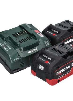 Metabo KH 18 LTX BL 24 marteau perforateur sans fil 18 V 2,2 J SDS Plus Brushless ( 601713660 ) + 2x batterie 5,5 Ah + chargeur + metaBOX