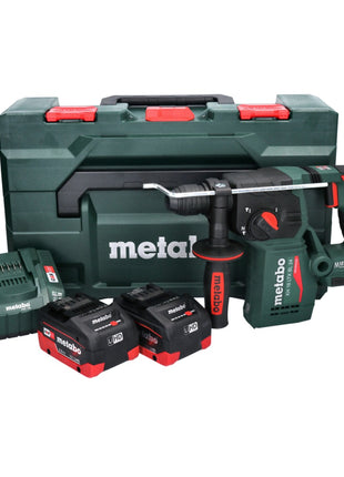 Metabo KH 18 LTX BL 24 marteau perforateur sans fil 18 V 2,2 J SDS Plus Brushless ( 601713660 ) + 2x batterie 5,5 Ah + chargeur + metaBOX