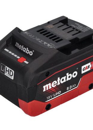 Metabo KH 18 LTX BL 24 Marteau perforateur sans fil 18 V 2,2 J SDS Plus Brushless + 1x batterie 8,0 Ah + metaBOX - sans chargeur