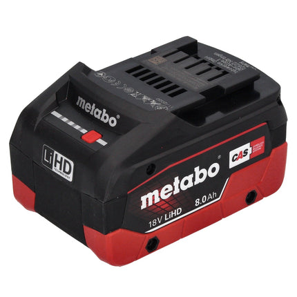 Metabo KH 18 LTX BL 24 Marteau perforateur sans fil 18 V 2,2 J SDS Plus Brushless + 1x batterie 8,0 Ah + metaBOX - sans chargeur